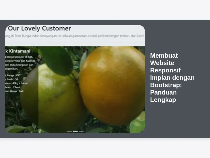 Membuat Website Responsif Impian dengan Bootstrap: Panduan Lengkap