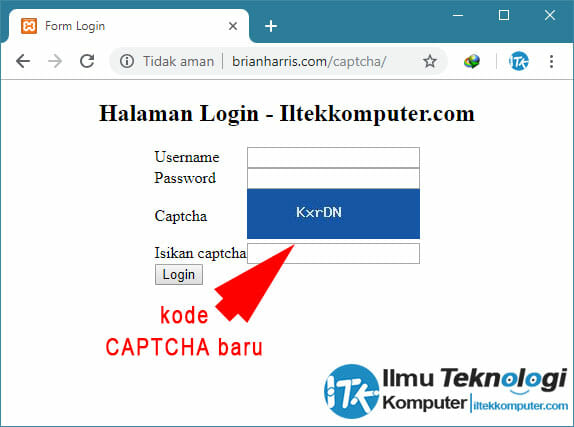 Cara Membuat CAPTCHA Menggunakan PHP Baru